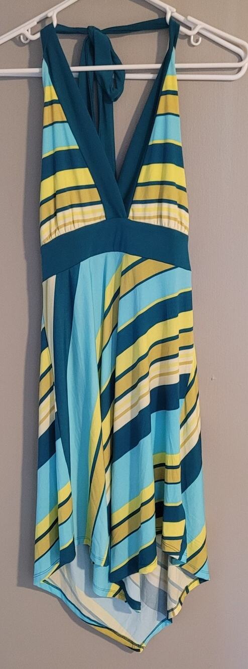 Women's halter top dress size small multicolor by wild fable